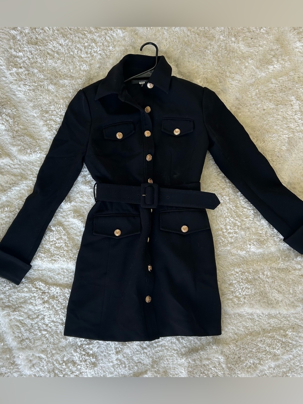 TOCCIN Valerie Long Sleeve Dress
Black with Decorative Gold Buttons